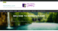 Desktop Screenshot of hermetics.com